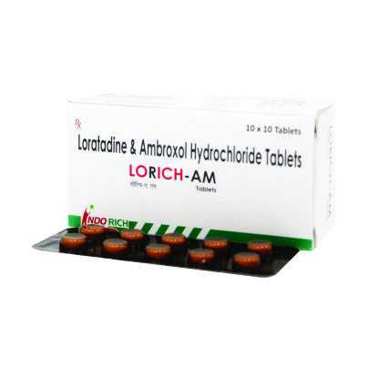 LORATADINE 5 MG &AMBROXAL 60 MG (LORICH -AM)
