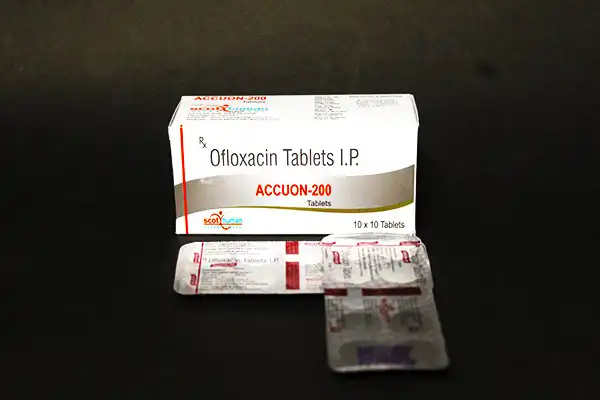 Ofloxacin 200 MG (Alu Alu) (ACCUON-200)
