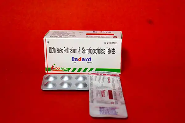Serritiopeptidase 10 MG & Diclofenac 50 MG (Alu Alu) (INDARD)
