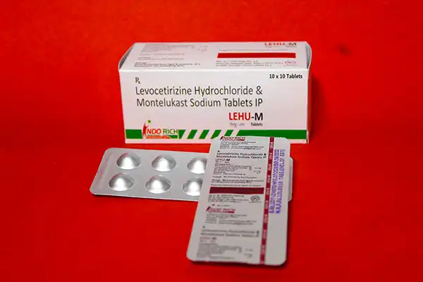 Levocetirizine 5 MG & Montelukast 10 MG (Alu Alu) (LEHU-M)