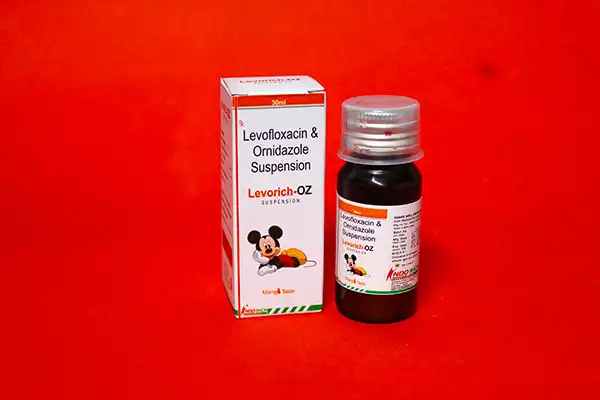 Levofloxacin - 125 MG & Ornidazole 125 MG (LEVORICH-OZ)