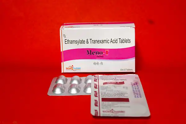 Ethamsylate 250 MG & Tranexamic Acid 250 MG (Alu Alu) (MENO-T )