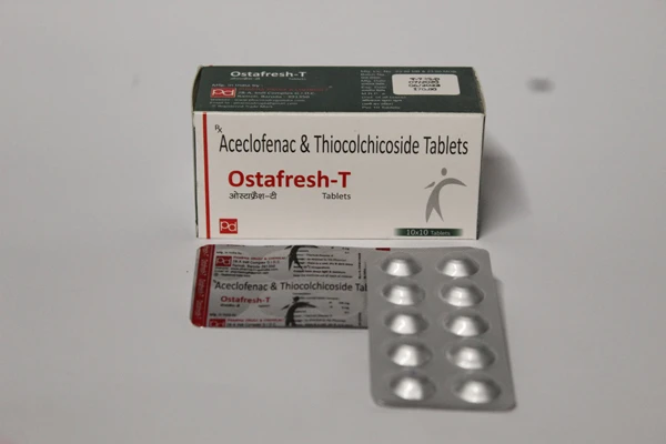 Aceclofenac 100 MG & Thiocolchicoside 4 MG (Alu Alu) (OSTAFRESH-T)