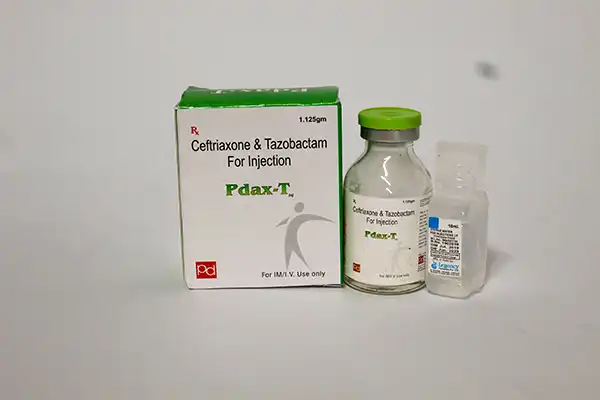 Ceftriaxone 1000 MG & Tazobactum 125 MG (PDAX-T)