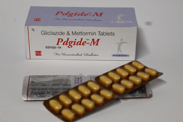 GLICLAZIDE I.P. 40MG+METFORMIN HCL I.P. 500MG BILAYERED (PDGIDE-M)