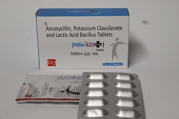 Amoxycillin - 500 MG, Clavulanic Acid - 125 MG (Alu Alu) (PDLIN-625)