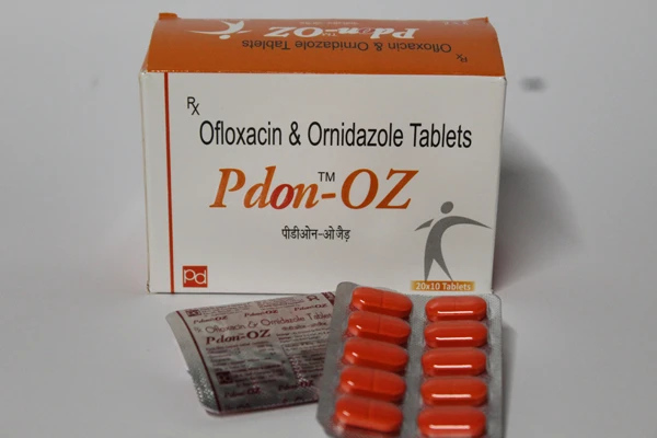 OFLOXACIN 200 MG. & ORNIDAZOLE 500 MG (PDON-OZ)
