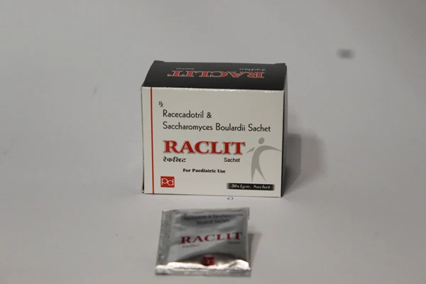 Racecadotril -15 MG. & Lyophllized Saccharomyces Boulardii -  282.5 MG. (Sachets) (RACLIT)
