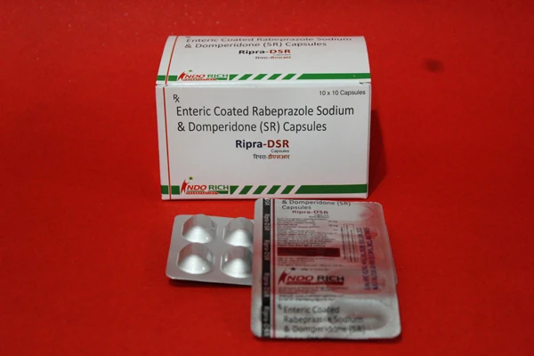 Rabeprazole Sodium20 MG & Domperidone 30 MG (Alu Alu) (RIPRA-DSR)