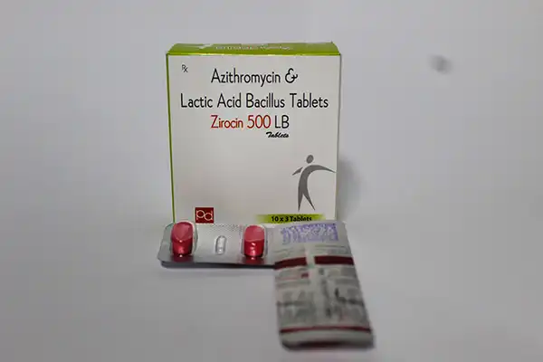 Azithromycin - 500 MG & Lactic Acid Bacillus 60 Million (ZIROCIN 500LB)